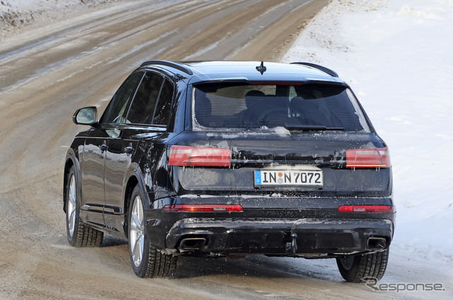 アウディ Q7 改良新型プロトタイプ（スクープ写真）