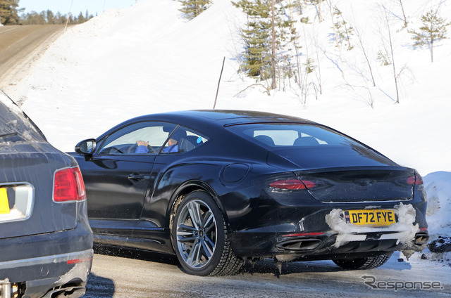 ベントレー コンチネンタルGT 改良新型プロトタイプ（スクープ写真）