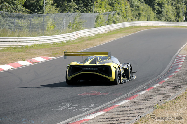 ロータス エヴァイヤX 開発車両（スクープ写真）