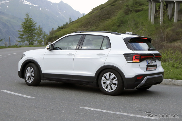 VW T-Cross 改良新型プロトタイプ（スクープ写真）