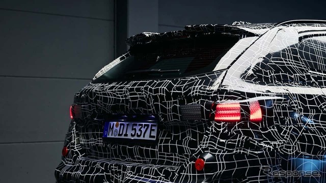 BMW M5ツーリング ティザーイメージ