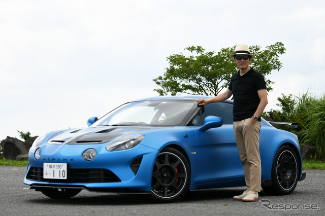 アルピーヌ A110Rと南陽一浩氏