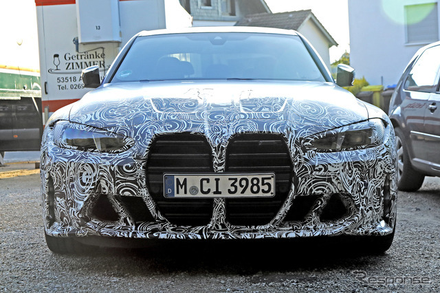 BMW M3ツーリング 改良新型プロトタイプ（スクープ写真）