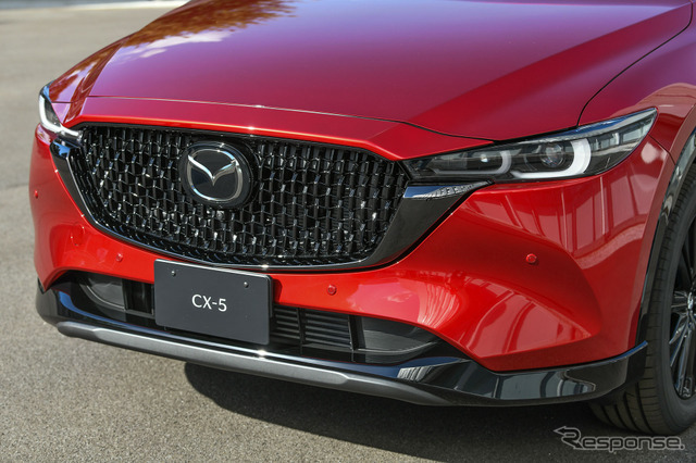 マツダ CX-5 改良新型（ソウルレッドクリスタルメタリック）