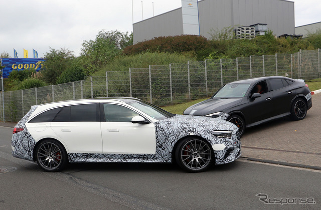 メルセデスAMG E53 ステーションワゴン　新型プロトタイプ（スクープ写真）