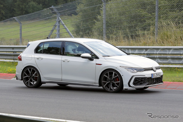 VW ゴルフ GTI 改良新型プロトタイプ（スクープ写真）