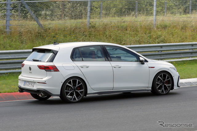 VW ゴルフ GTI 改良新型プロトタイプ（スクープ写真）