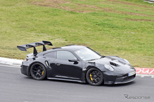 ポルシェ 911 GT2 RS ハイブリッド プロトタイプ（スクープ写真）