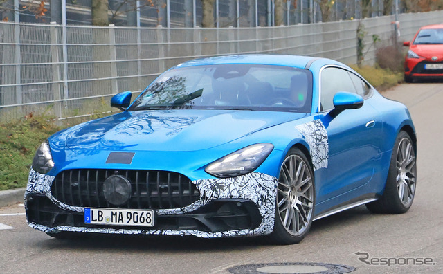 メルセデスAMG GT 43 直6モデルのプロトタイプ（スクープ写真）