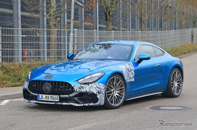 メルセデスAMG GT 43 直6モデルのプロトタイプ（スクープ写真）