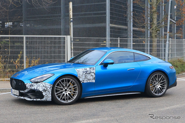 メルセデスAMG GT 43 直6モデルのプロトタイプ（スクープ写真）