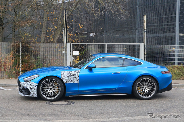 メルセデスAMG GT 43 直6モデルのプロトタイプ（スクープ写真）