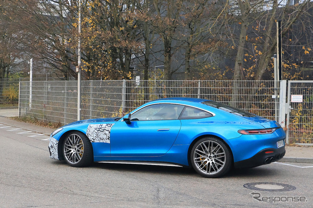 メルセデスAMG GT 43 直6モデルのプロトタイプ（スクープ写真）