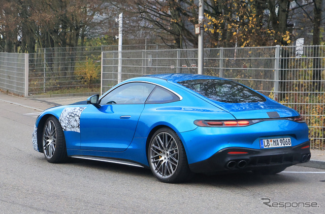 メルセデスAMG GT 43 直6モデルのプロトタイプ（スクープ写真）