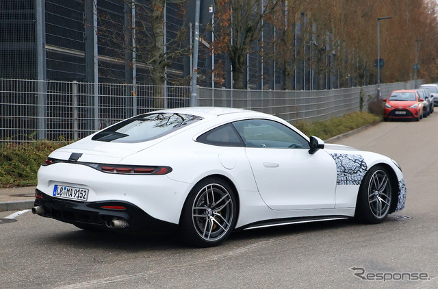 メルセデスAMG GT 43 直6モデルのプロトタイプ（スクープ写真）