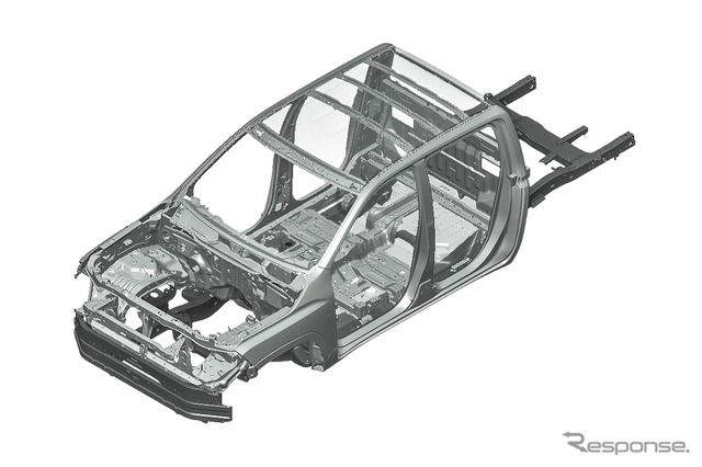 三菱 トライトン 新型：衝突安全強化ボディ「RISE」