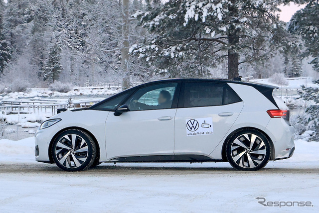 VW ID.3 GTI プロトタイプ（スクープ写真）