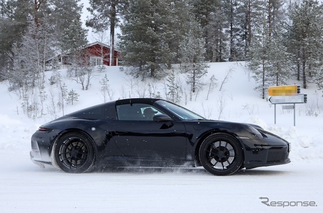 ポルシェ 911タルガ 改良新型プロトタイプ（スクープ写真）