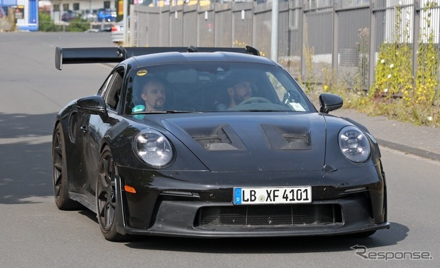 ポルシェ 911GT3 RS 改良新型のプロトタイプ