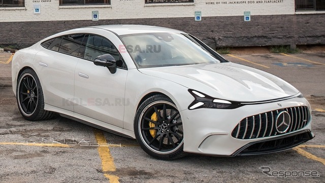 メルセデスAMG GT 4ドア 後継EV 予想CG