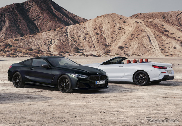 BMW M850i xDrive Coupe The Final Edition（左）とM850i xDrive Cabriolet The Final Edition（右）