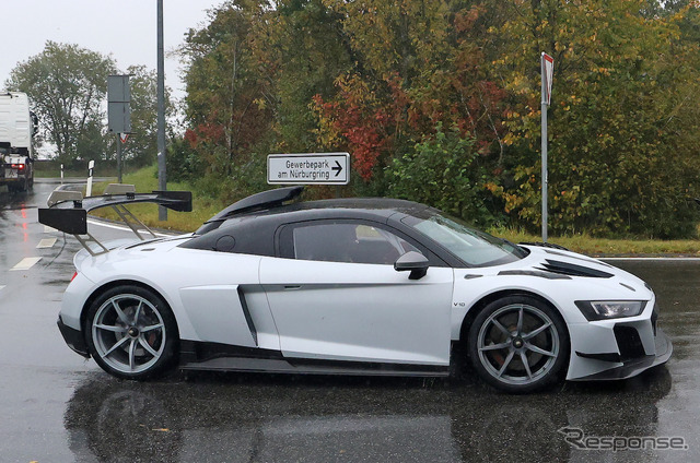 GT3をベースとした特別なアウディ R8のプロトタイプ（スクープ写真）