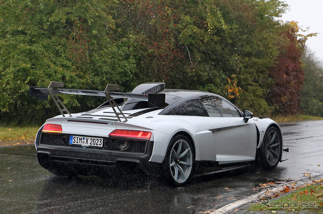 GT3をベースとした特別なアウディ R8のプロトタイプ（スクープ写真）