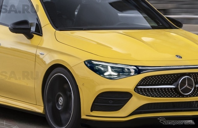 メルセデスベンツ CLA 次期型の予想CG