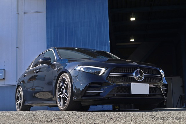 メルセデスAMG A35は普段使いしやすいヘビーにならない仕様で、なおかつコンテストでも勝てるサウンドを目指して作られた。