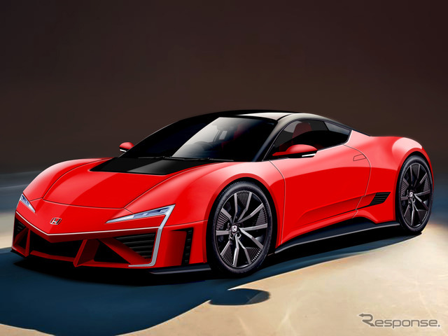 ホンダ NSX 次期型の予想CG