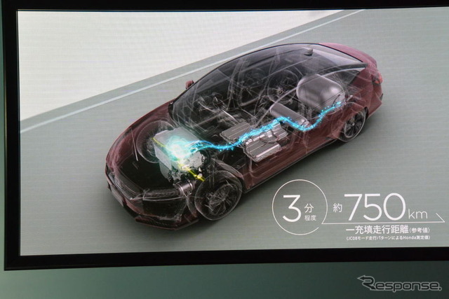 ホンダクラリティ フューエルセル 発表会