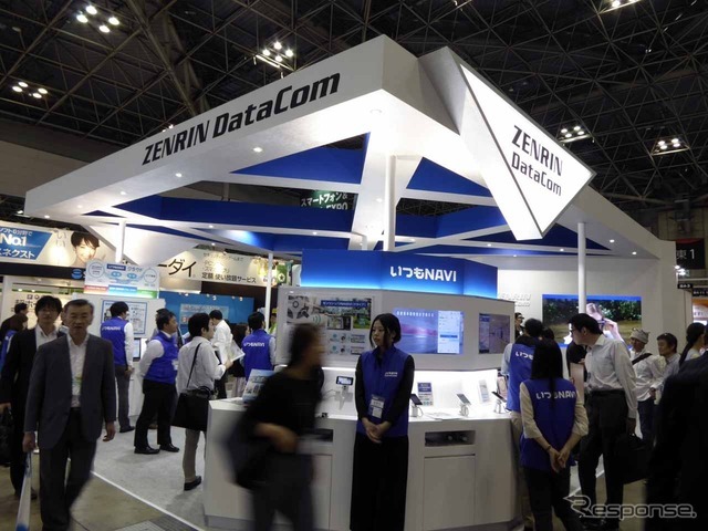 「スマートフォン&モバイルEXPO2016」に出展していたゼンリンデータコム