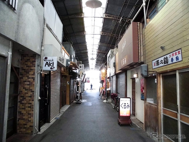 昭和の雰囲気ただよう伊勢市駅前商店街（AIR & BUS成田発伊勢行きツアー）