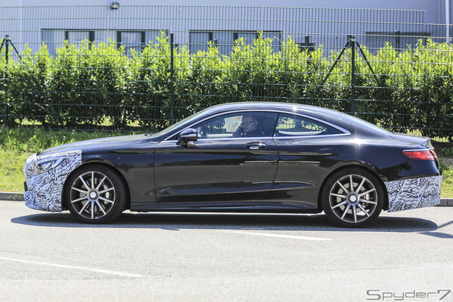 メルセデス AMG S63 クーペ スクープ写真