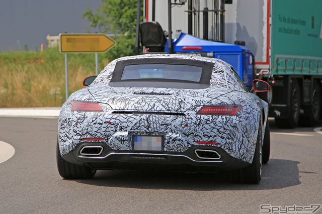 メルセデス AMG GT ロードスター　スクープ写真